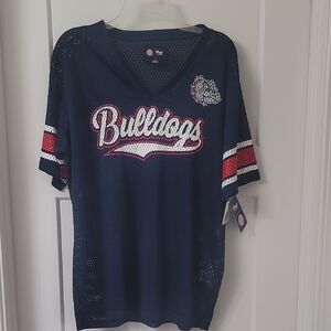 Ladies Gonzaga Bulldogs Mesh Jersey Sz L